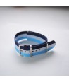 Bracelet NATO bleu / blanc / bleu - Largeur : 22mm