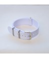 Bracelet NATO Blanc - Largeur : 20mm