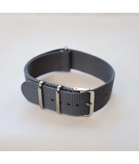 Bracelet NATO Gris - Largeur : 22mm