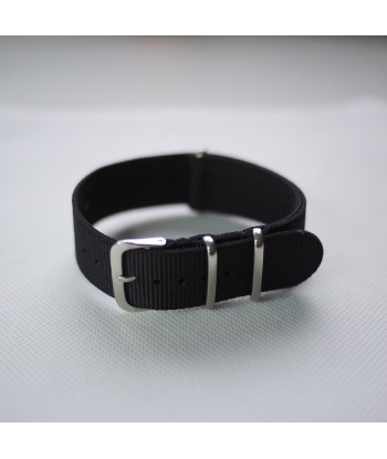Bracelet NATO Noir - Largeur : 18mm