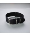Bracelet NATO Noir - Largeur : 18mm