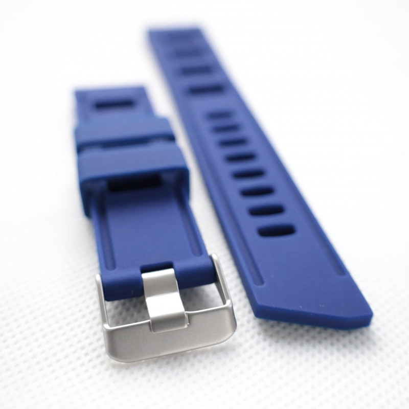 Bracelet SCUBA bleu navy - Largeur : 22mm