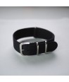 Bracelet NATO Noir - Largeur : 22mm